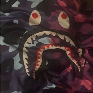 Bape Purple and Black Shark Tee